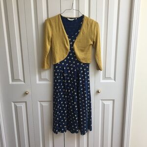 Seasalt Cornwall Dress and Cardigan UK8